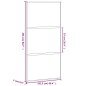 vidaXL Schiebetür Schwarz 102,5x205 cm Hartglas und Aluminium vidaXL Schiebetür Schwarz 102,5x205 cm Hartglas und Aluminium