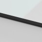 vidaXL Schiebetür Schwarz 90x205 cm Hartglas und Aluminium vidaXL Schiebetür Schwarz 90x205 cm Hartglas und Aluminium