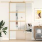 vidaXL Schiebetür Golden 90x205 cm ESG-Klarglas und Aluminium vidaXL Schiebetür Golden 90x205 cm ESG-Klarglas und Aluminium