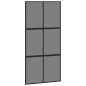vidaXL Schiebetür Schwarz 102,5x205 cm Hartglas und Aluminium vidaXL Schiebetür Schwarz 102,5x205 cm Hartglas und Aluminium