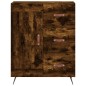Highboard Räuchereiche 69,5x34x180 cm Holzwerkstoff Highboard Räuchereiche 69,5x34x180 cm Holzwerkstoff