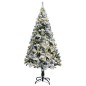 vidaXL Künstlicher Weihnachtsbaum mit Beleuchtung & Schnee Grün 120 cm vidaXL Künstlicher Weihnachtsbaum mit Beleuchtung & Schnee Grün 120 cm