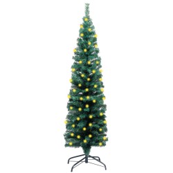 vidaXL Künstlicher Weihnachtsbaum mit Beleuchtung & Ständer Grün 150cm