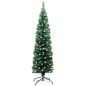 vidaXL Künstlicher Weihnachtsbaum mit Beleuchtung & Ständer Grün 150cm vidaXL Künstlicher Weihnachtsbaum mit Beleuchtung & Ständer Grün 150cm