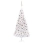 vidaXL Künstlicher Weihnachtsbaum Beleuchtung & Kugeln LEDs 300cm Weiß vidaXL Künstlicher Weihnachtsbaum Beleuchtung & Kugeln LEDs 300cm Weiß