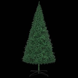 vidaXL Künstlicher Weihnachtsbaum Beleuchtung & Kugeln LEDs 400cm Grün