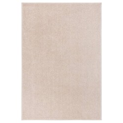 vidaXL Teppich Kurzflor 200x290 cm Dunkelbeige