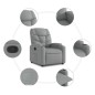 vidaXL Relaxsessel Hellgrau Stoff vidaXL Relaxsessel Hellgrau Stoff