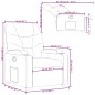 vidaXL Relaxsessel Hellgrau Stoff vidaXL Relaxsessel Hellgrau Stoff