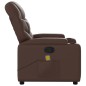 vidaXL Massagesessel Braun Kunstleder vidaXL Massagesessel Braun Kunstleder