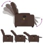 vidaXL Massagesessel Braun Kunstleder vidaXL Massagesessel Braun Kunstleder