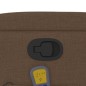 vidaXL Massagesessel Braun Stoff vidaXL Massagesessel Braun Stoff