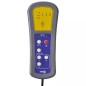 vidaXL Massagesessel Braun Stoff vidaXL Massagesessel Braun Stoff