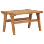 vidaXL Gartenstuhl mit Fußablage Massivholz Teak vidaXL Gartenstuhl mit Fußablage Massivholz Teak