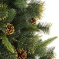 vidaXL Künstlicher Weihnachtsbaum Klappbar mit Zapfen 240 cm vidaXL Künstlicher Weihnachtsbaum Klappbar mit Zapfen 240 cm
