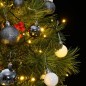 vidaXL Künstlicher Weihnachtsbaum Klappbar 150 LEDs & Kugeln 120 cm vidaXL Künstlicher Weihnachtsbaum Klappbar 150 LEDs & Kugeln 120 cm