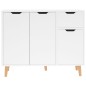 vidaXL Sideboard Hochglanz-Weiß 90x30x72 cm Holzwerkstoff vidaXL Sideboard Hochglanz-Weiß 90x30x72 cm Holzwerkstoff