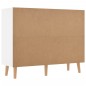 vidaXL Sideboard Hochglanz-Weiß 90x30x72 cm Holzwerkstoff vidaXL Sideboard Hochglanz-Weiß 90x30x72 cm Holzwerkstoff