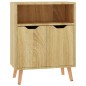 vidaXL Sideboard Sonoma-Eiche 60x30x72 cm Holzwerkstoff vidaXL Sideboard Sonoma-Eiche 60x30x72 cm Holzwerkstoff