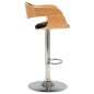 Barhocker 2 Stk. Schwarz Bugholz und Kunstleder Barhocker 2 Stk. Schwarz Bugholz und Kunstleder