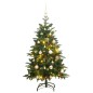 vidaXL Künstlicher Weihnachtsbaum Klappbar 150 LEDs & Kugeln 150 cm vidaXL Künstlicher Weihnachtsbaum Klappbar 150 LEDs & Kugeln 150 cm
