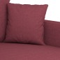 vidaXL 2-Sitzer-Sofa Weinrot 120 cm Stoff vidaXL 2-Sitzer-Sofa Weinrot 120 cm Stoff