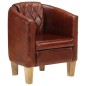 vidaXL Clubsessel Braun Echtleder vidaXL Clubsessel Braun Echtleder