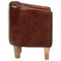 vidaXL Clubsessel Braun Echtleder vidaXL Clubsessel Braun Echtleder