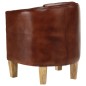 vidaXL Clubsessel Braun Echtleder vidaXL Clubsessel Braun Echtleder