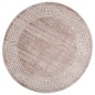vidaXL Teppich Waschbar 120 cm Beige Rutschfest vidaXL Teppich Waschbar 120 cm Beige Rutschfest