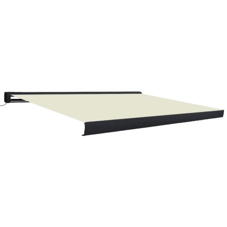 Kassettenmarkise mit Motor 400x300 cm Creme