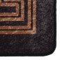 vidaXL Teppich Waschbar Schwarz und Gold 120x170 cm Rutschfest vidaXL Teppich Waschbar Schwarz und Gold 120x170 cm Rutschfest