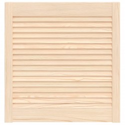 vidaXL Schranktür Lamellen-Design 61,5x59,4 cm Massivholz Kiefer