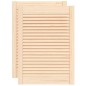 vidaXL Schranktüren Lamellen-Design 2 Stk. 69x49,4 cm Massivholz vidaXL Schranktüren Lamellen-Design 2 Stk. 69x49,4 cm Massivholz