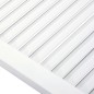 vidaXL Schranktüren Lamellen-Design 4 Stk Weiß 99,3x59,4 cm Massivholz vidaXL Schranktüren Lamellen-Design 4 Stk Weiß 99,3x59,4 cm Massivholz