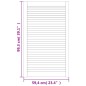 vidaXL Schranktür Lamellen-Design Weiß 99,3x59,4 cm Massivholz Kiefer vidaXL Schranktür Lamellen-Design Weiß 99,3x59,4 cm Massivholz Kiefer