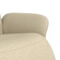 vidaXL Relaxsessel mit Fußteil Creme Stoff vidaXL Relaxsessel mit Fußteil Creme Stoff