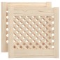 vidaXL Schranktüren 2 Stk. Gitter-Design 39,5x39,5cm Massivholz Kiefer vidaXL Schranktüren 2 Stk. Gitter-Design 39,5x39,5cm Massivholz Kiefer
