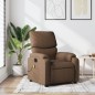vidaXL Massagesessel Braun Stoff vidaXL Massagesessel Braun Stoff