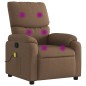 vidaXL Massagesessel Braun Stoff vidaXL Massagesessel Braun Stoff