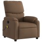 vidaXL Massagesessel Braun Stoff vidaXL Massagesessel Braun Stoff