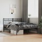 vidaXL Bettgestell mit Kopfteil Metall Schwarz 140x200 cm vidaXL Bettgestell mit Kopfteil Metall Schwarz 140x200 cm