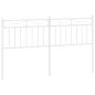 vidaXL Kopfteil Metall Weiß 150 cm vidaXL Kopfteil Metall Weiß 150 cm