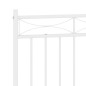 vidaXL Kopfteil Metall Weiß 150 cm vidaXL Kopfteil Metall Weiß 150 cm