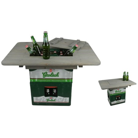   Esschert Design Bierkistentisch Grau