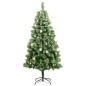 vidaXL Künstlicher Weihnachtsbaum Klappbar 300 LEDs & Kugeln 180 cm vidaXL Künstlicher Weihnachtsbaum Klappbar 300 LEDs & Kugeln 180 cm