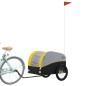 vidaXL Lastenanhänger für Fahrrad Schwarz und Gelb 45 kg Eisen vidaXL Lastenanhänger für Fahrrad Schwarz und Gelb 45 kg Eisen