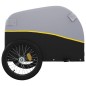 vidaXL Lastenanhänger für Fahrrad Schwarz und Gelb 45 kg Eisen vidaXL Lastenanhänger für Fahrrad Schwarz und Gelb 45 kg Eisen