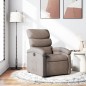 vidaXL Relaxsessel Taupe Stoff vidaXL Relaxsessel Taupe Stoff