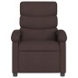 vidaXL Massagesessel Dunkelbraun Stoff vidaXL Massagesessel Dunkelbraun Stoff